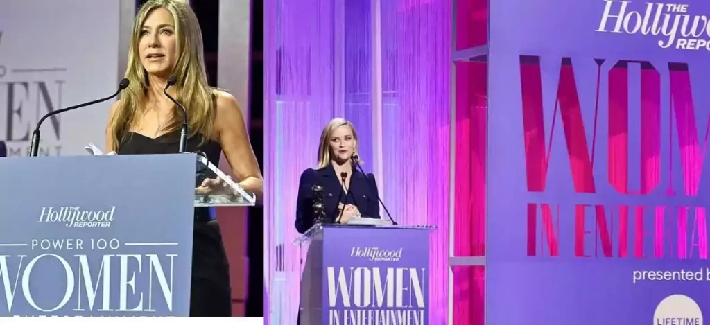 several powerful, inspiring, and uplifting women Like Jennifer Aniston , Selma Blair attended the Hollywood Reporter's annual Women in Entertainment Gala.
