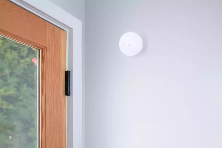 The Ring Alarm Glass Break Sensor Detects The Sound Of Glass Breaking Up To 25 Feet Away